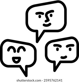 Talking Icon Element For Design