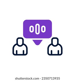 talking icon for your website, mobile, presentation, and logo design.
