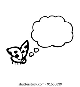 caricatura de ladybug de habla