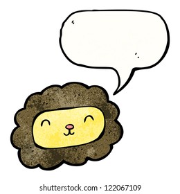 talking lion cartoon