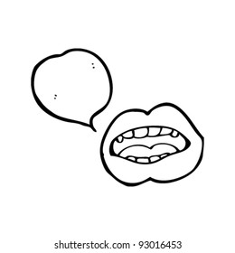 Talking Mouth Cartoon