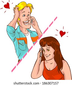  talking on the mobile phone