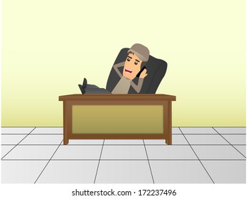 Talking on the phone