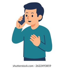 Talking on Phone While Standing