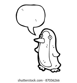 talking penguin cartoon