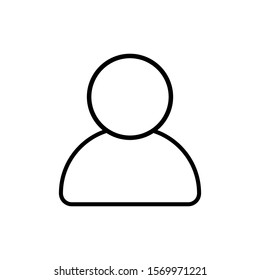 Talking people vector icon isolated on white background