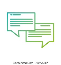 talking speech bubbles dialogue chat social media symbol