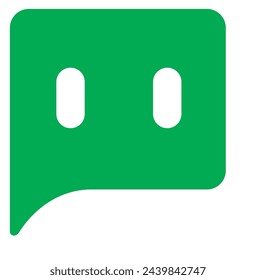 Talking - speech bubbles vector logo concept illustration in flat style. Dialogue icon. Chat sign. Social media symbol. Communication messages insignia. Design element.