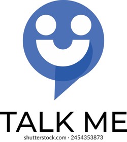 talking symbol logo, Logo speech bubble icon logo vector, Modern Chat Talk Logo