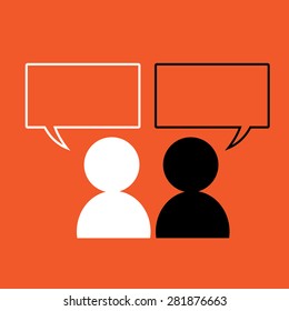 talking symbol vector