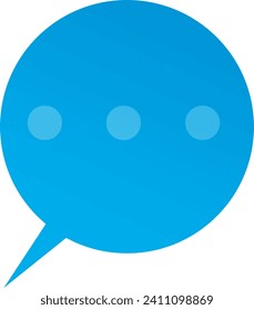 talking text bubble, chat box, blue, message box line cartoon vector illustration design. Doodle style balloon thinking sign symbol.