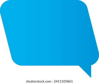 talking text bubble, chat box, blue, message box line cartoon vector illustration design. Doodle style balloon thinking sign symbol.