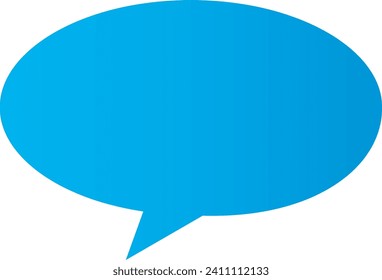 talking text bubble, chat box, blue, message box line cartoon vector illustration design. Doodle style balloon thinking sign symbol.