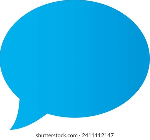 talking text bubble, chat box, blue, message box line cartoon vector illustration design. Doodle style balloon thinking sign symbol.