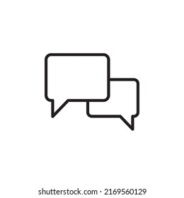 talking text bubble chatting box line message box cartoon vector illustration design