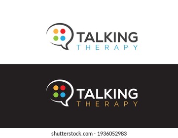 Talking Therapy Logo Vector Illustration 