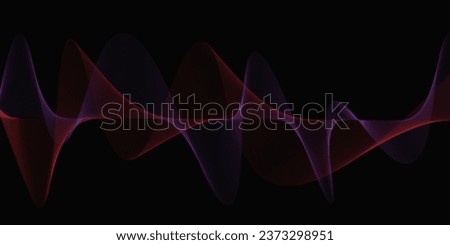 Talking vector illustration of sound waves, vector illustration