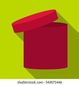 Tall box icon. Flat illustration of tall box vector icon for web