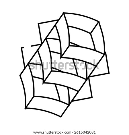 tall box kite line icon vector. tall box kite sign. isolated contour symbol black illustration