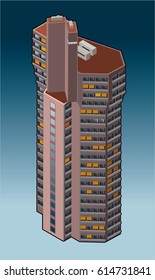 tall building isometric