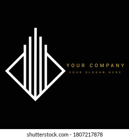 Tall Building Logo Stock Vector for any Real estate company