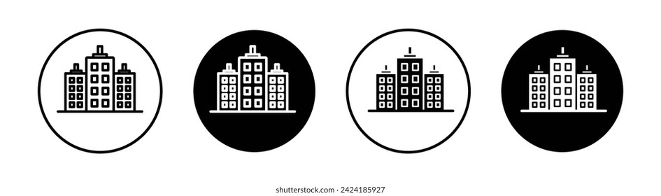 Hochbau - Vektorliniensymbol