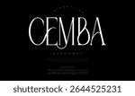 Tall and classy serif font with vintage vibes and unique stroke design