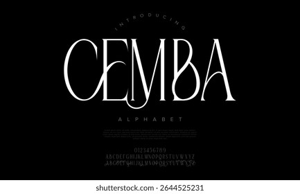 Tall and classy serif font with vintage vibes and unique stroke design