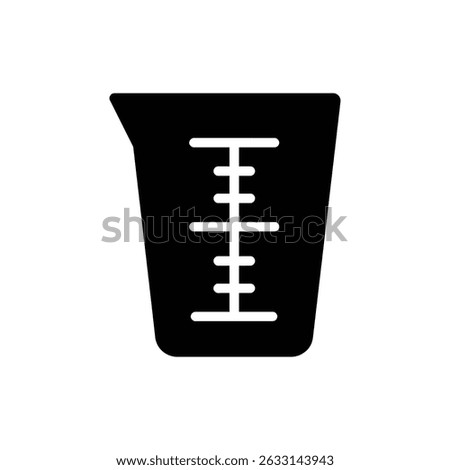Tall Cup with Measure Indicator, Beverage Cup with Measurement Line