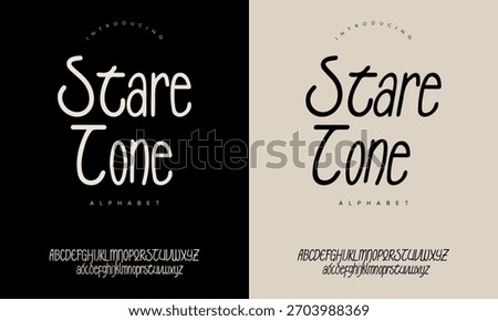 Tall expressive rounded alphabet font with soft handwritten style, ideal for branding, posters, headlines, and creative display designs