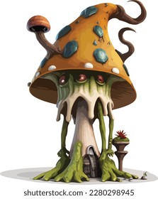 Tall Goblin Mashroom vector design