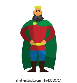 tall king simple illustration vector clip art