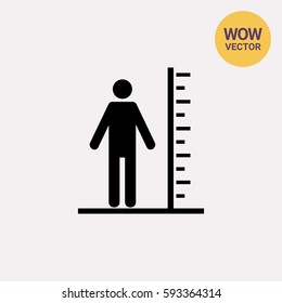 Tall Man with Scale Icon