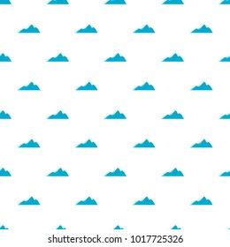 Tall mountain pattern seamless in flat style for any design