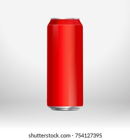 Tall red can 