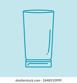 Tall Tumbler Glass for Soft Drinks