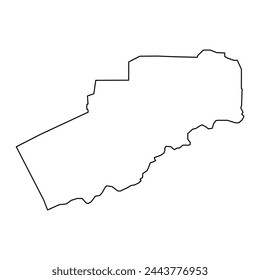 Talofofo municipality map, administrative division of Guam. Vector illustration.