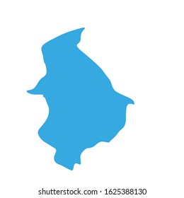 Talsus country region map of Latvia