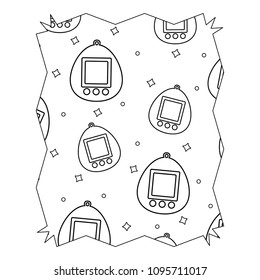 Tamagotchi Pattern Design