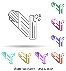 Tamal, food multi color style icon. Simple thin line, outline vector of dia de muertos icons for ui and ux, website or mobile application