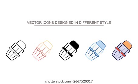 Design de ícone Tamale com ilustração de estoque de fundo branco