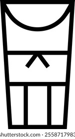 tamale icon. Thin linear style design isolated on white background
