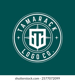 Tamarack Farm Icon Logo Template