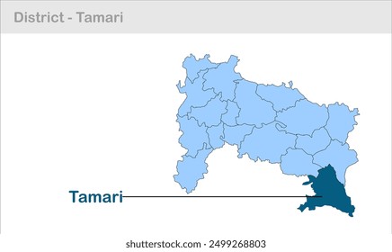 tamari subdistrict map, Ranchi District, Jharkhand state, Republic of India, Government of Jharkhand, Indian territory, Eastern India, politics, village, tourism