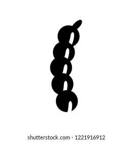 Tamarind icon. Trendy Tamarind logo concept on white background from Fruits and vegetables collection. Suitable for use on web apps, mobile apps and print media.