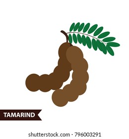 Tamarind icon vector illustration
