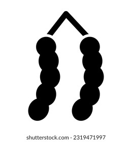 Tamarinde Vectorglyph Symbol für persönliche und kommerzielle Nutzung.
