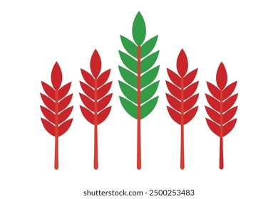 Tamarisk Leaf Color Art Capturing the Intricacy of Leaf Patterns