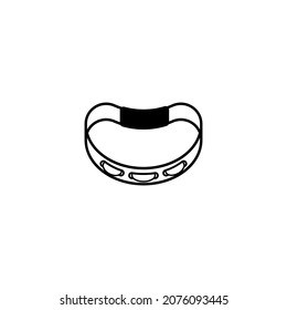 tambourine  icon design template vector isolated illustration