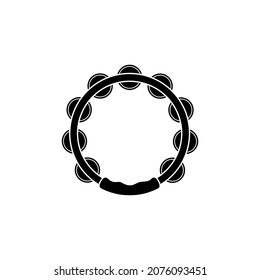 tambourine  icon design template vector isolated illustration